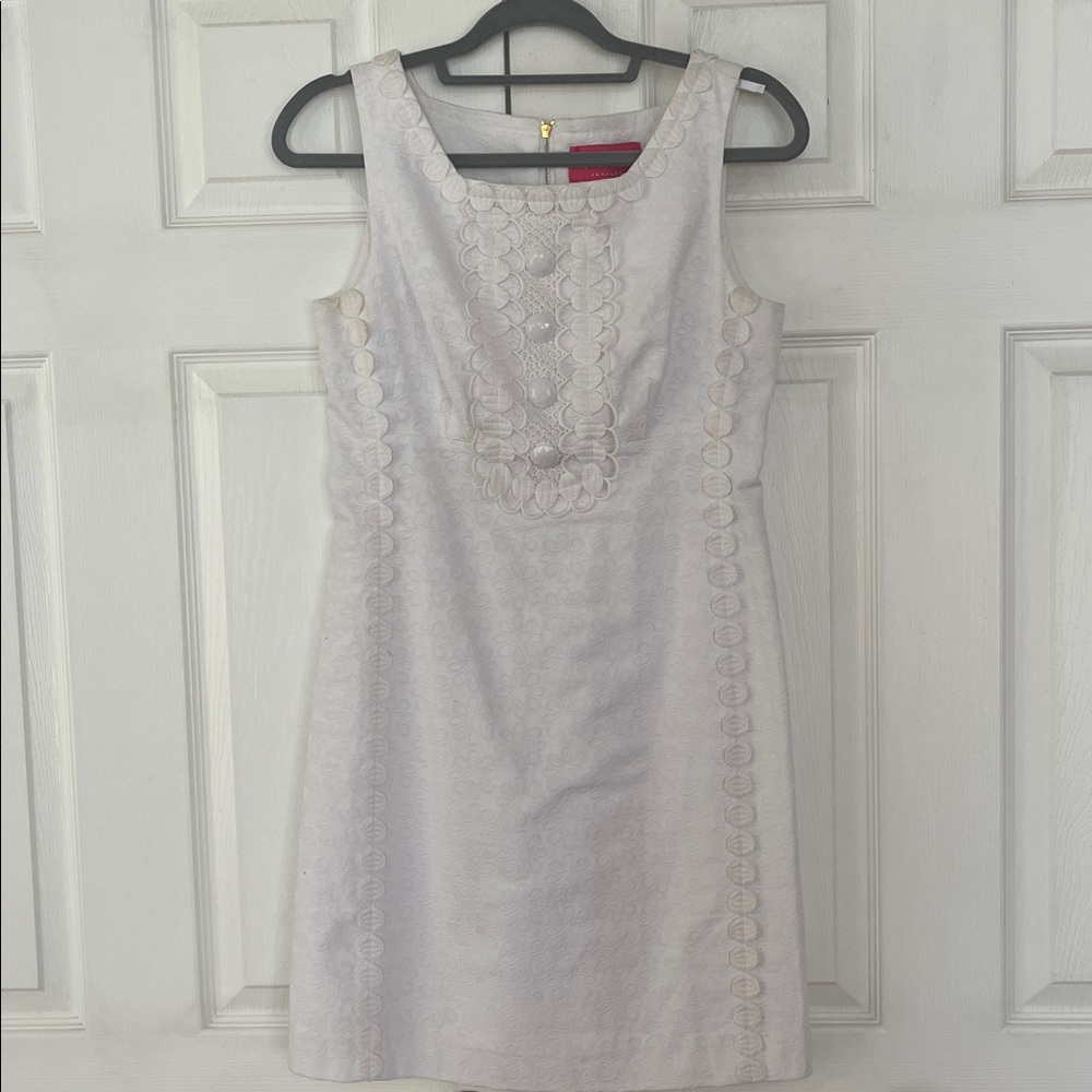 Lilly Pulitzer Jubilee Adelson dress Shift Jacquard White